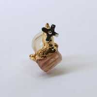 "roca earring gold" インペリアルトパーズ