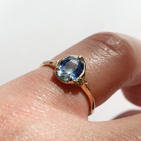 moss ring バイカラーカイヤナイト