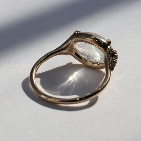 moss ring モルガナイトアクアマリン