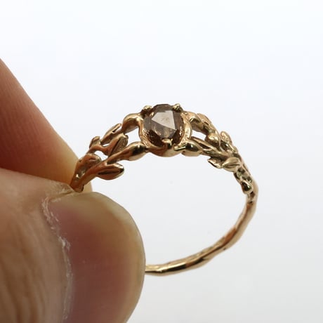 wreath ring ブラウンダイヤモンド