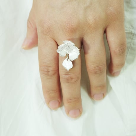 "silver moon ring"