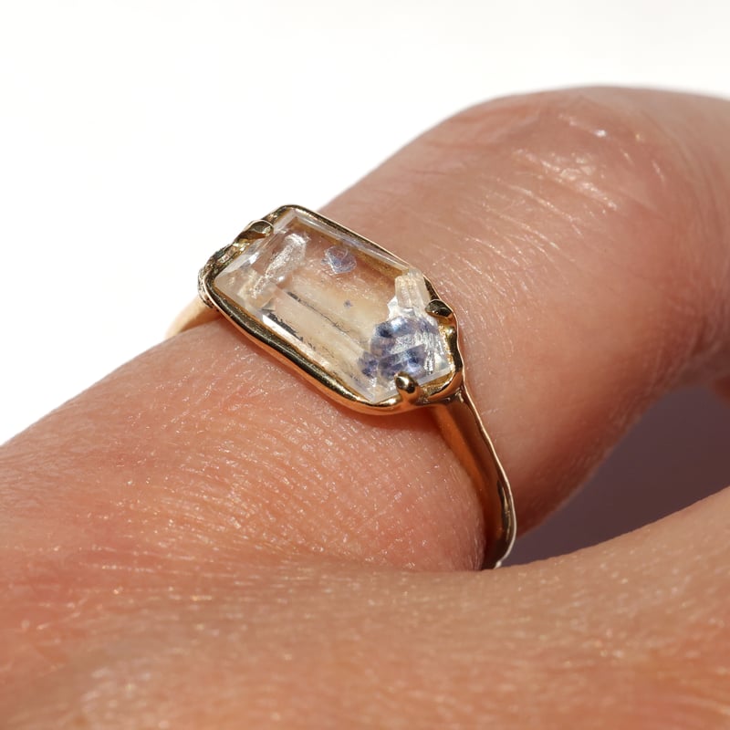 moss ring フローライトインクォーツ | Fillyjonk ONLINE STORE