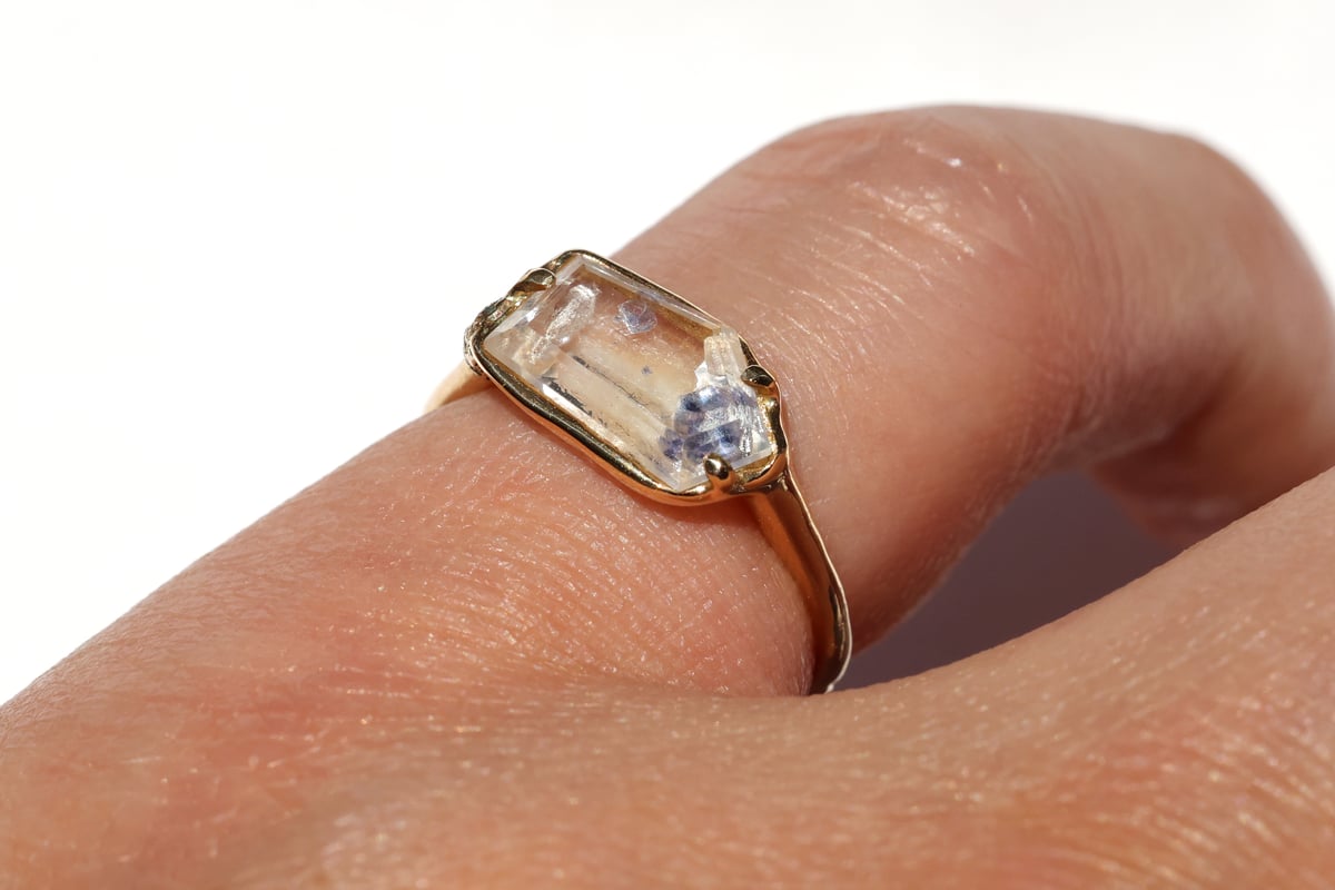 moss ring フローライトインクォーツ | Fillyjonk ONLINE STORE