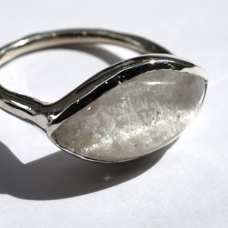 moss ring sv ホワイトガーデンクォーツ | Fillyjonk ONLINE STORE