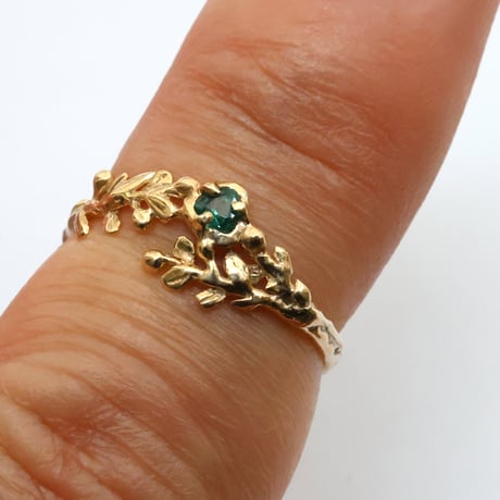 wreath ring グリーンアウイナイト
