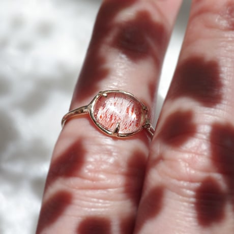 moss ring ヘマタイトインクォーツ