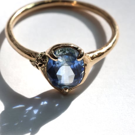 moss ring バイカラーカイヤナイト
