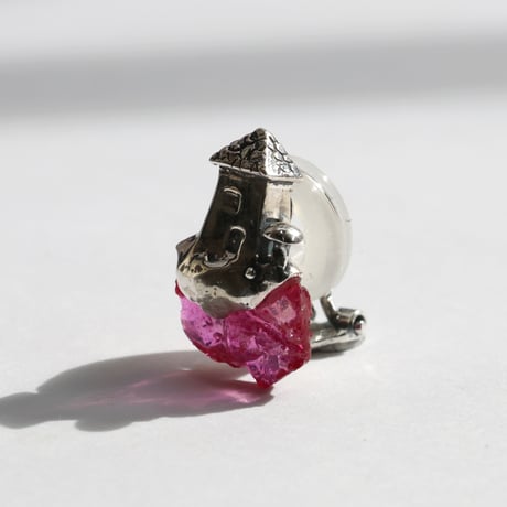 "roca earring sv" ルビー
