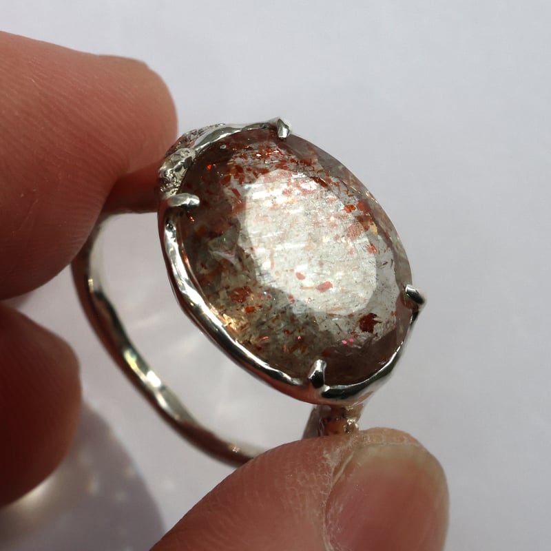 moss ring sv オリゴクレースサンストーン | Fillyjonk ONLINE S