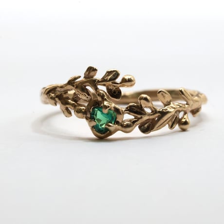 wreath ring グリーンアウイナイト