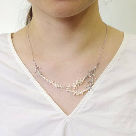 "Rice flower necklace" large