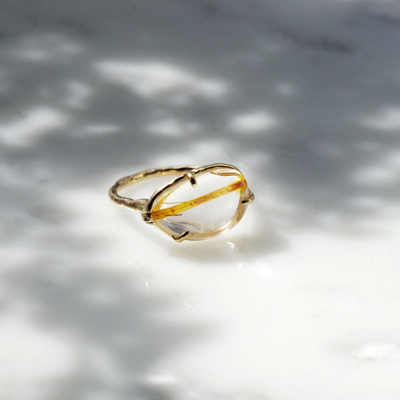 moss ring リモナイトイントパーズ | Fillyjonk ONLINE STORE