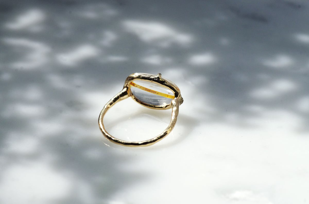 moss ring リモナイトイントパーズ | Fillyjonk ONLINE STORE