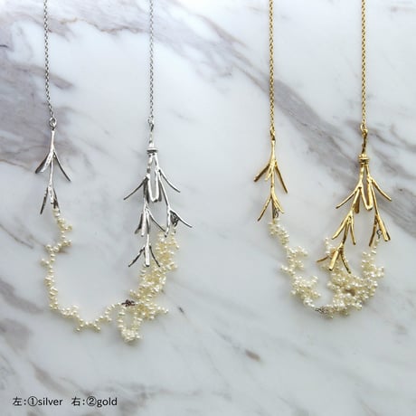 "Rice flower necklace" large