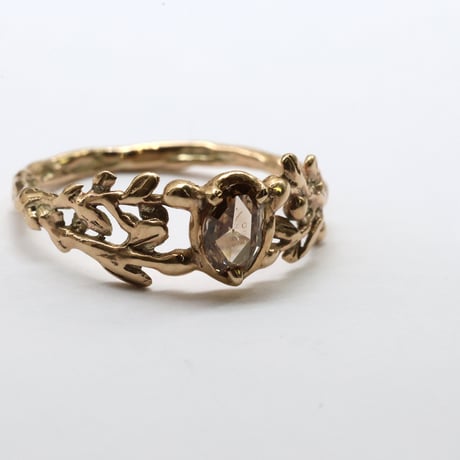 wreath ring ブラウンダイヤモンド