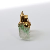 "roca earring gold"  コロンビアフローライト