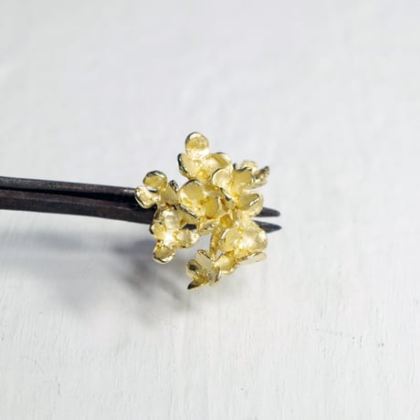 "hydrangia pierce" gold large