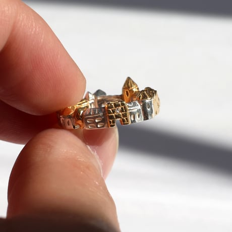 eternity 家々 ring gold