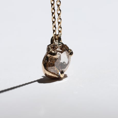 moss necklace ブラウンダイヤモンド