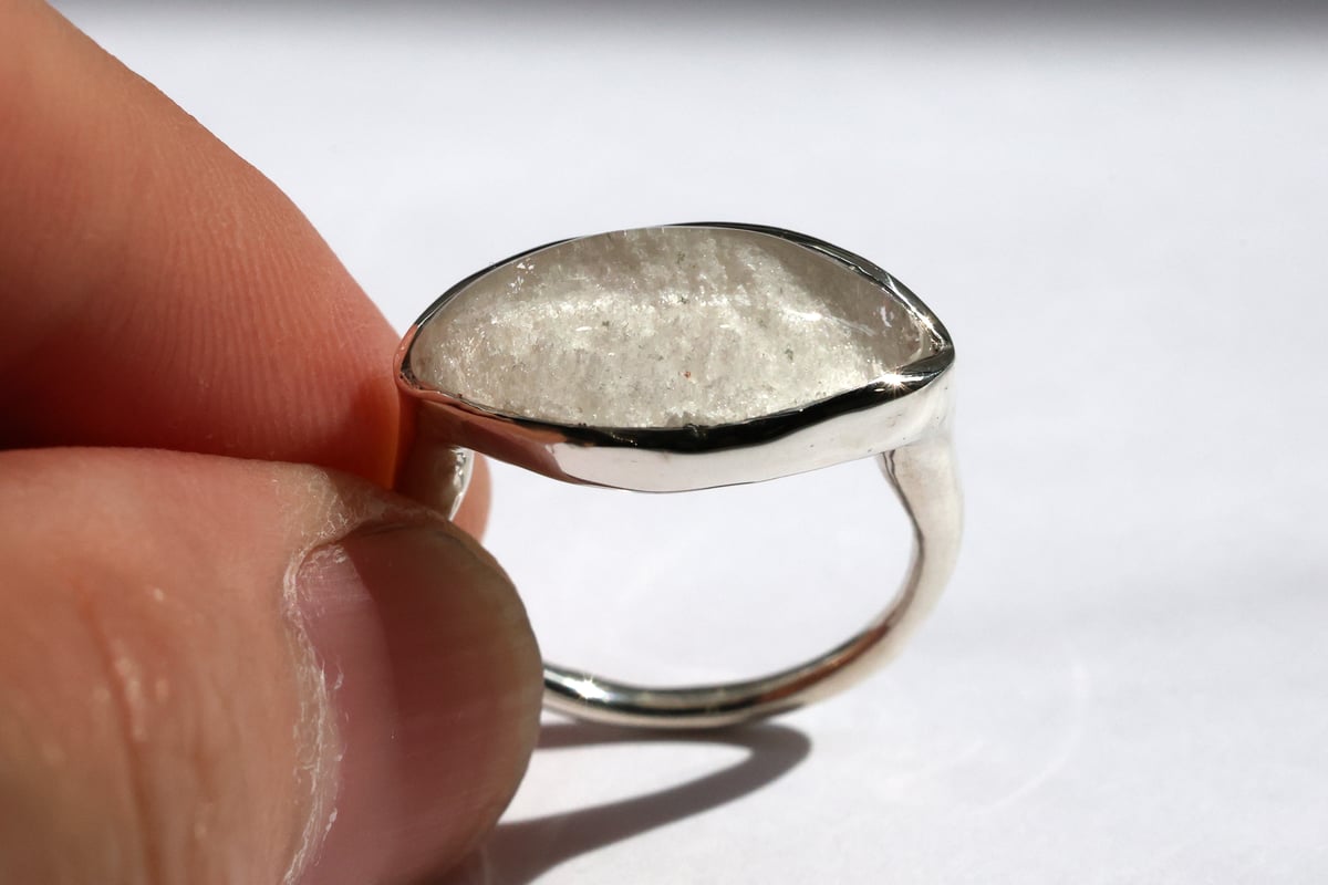 moss ring sv ホワイトガーデンクォーツ | Fillyjonk ONLINE STORE