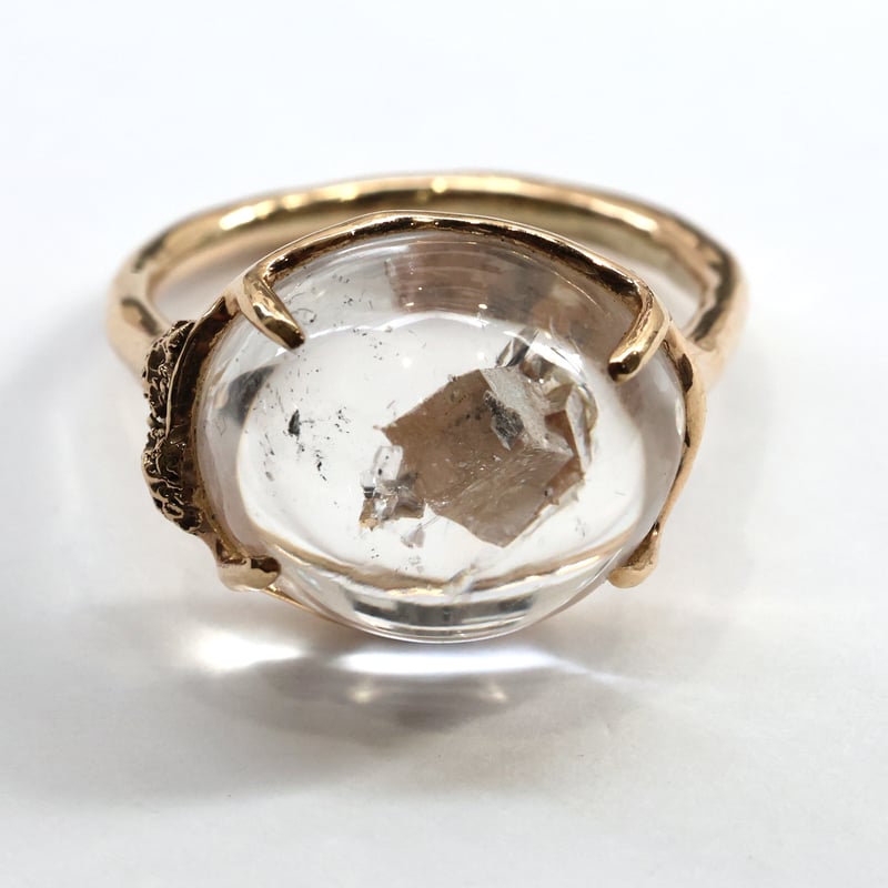 moss ring カルサイトインクォーツ | Fillyjonk ONLINE STORE