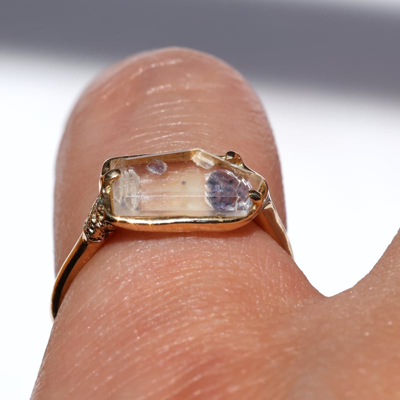 moss ring フローライトインクォーツ | Fillyjonk ONLINE STORE