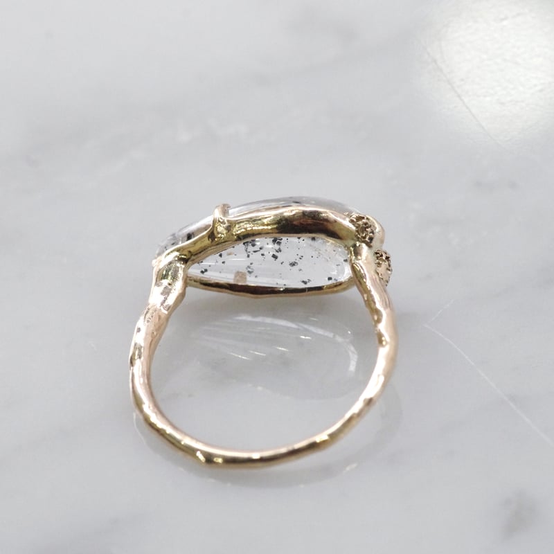 専用対応中Fillyjonk アンブリゴナイト mossリング 10.5号 専用対応中