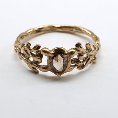 wreath ring ブラウンダイヤモンド