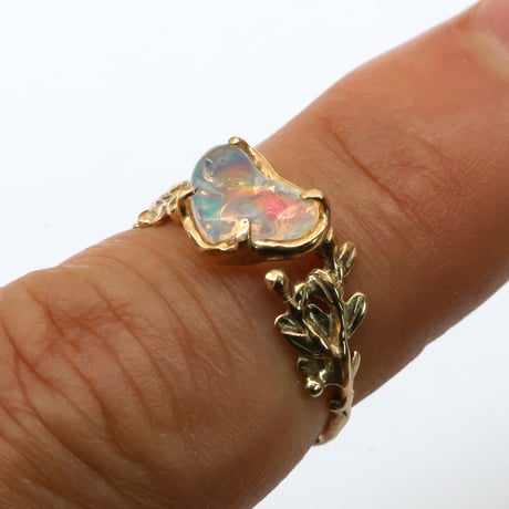 wreath ring ウォーターオパール