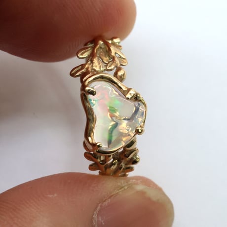 wreath ring ウォーターオパール