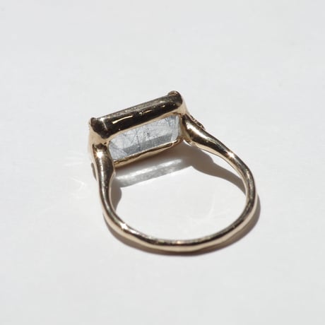 moss ring ブルートルマリンインクォーツ