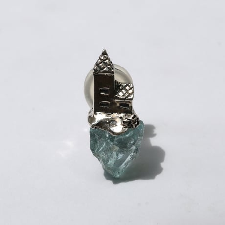"roca earring sv" アクアマリン