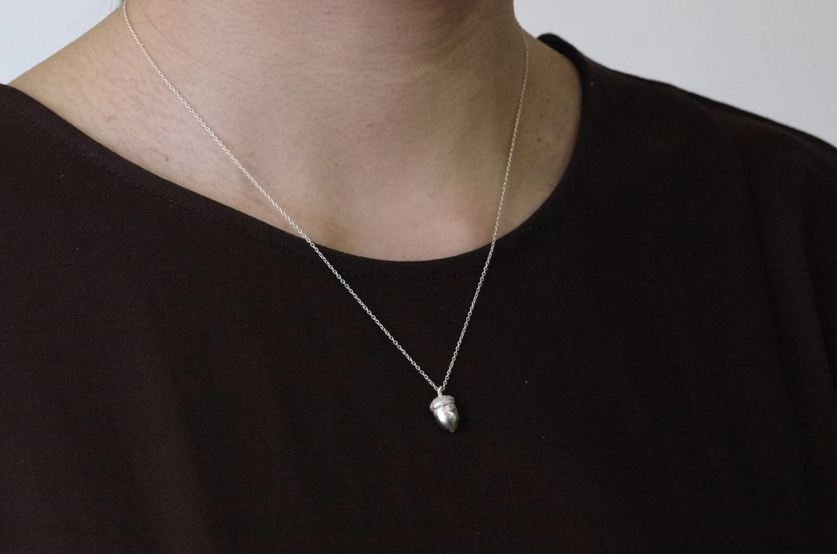 未使用 Fillyjonk フィリフヨンカ シルバー ネックレス ローズ 薔薇 未