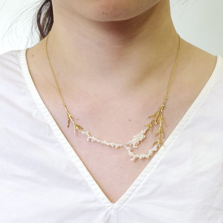 "Rice flower necklace" large