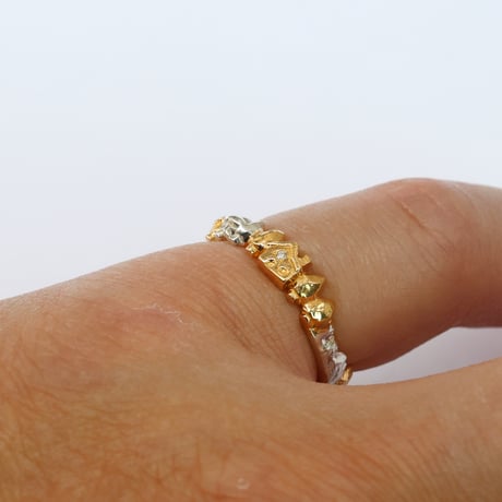 eternity 村々 ring gold