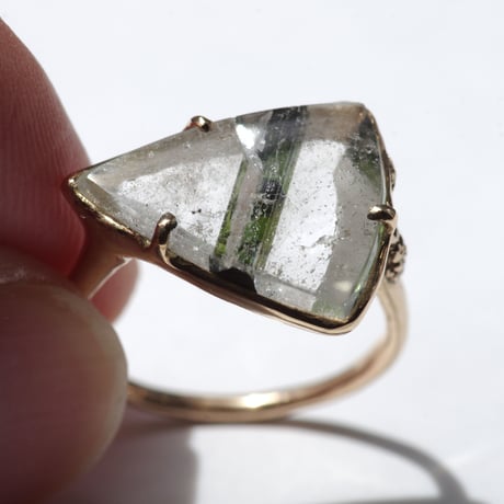 moss ring トルマリンインクォーツ