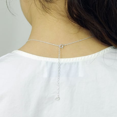 "bouquet necklace" wh/sv silverdallar+melampo