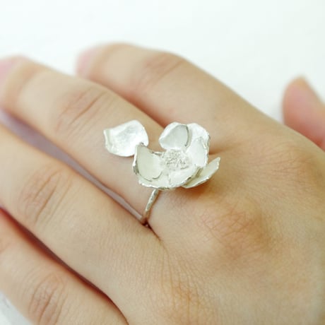 "silver moon ring"