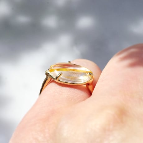 moss ring リモナイトイントパーズ