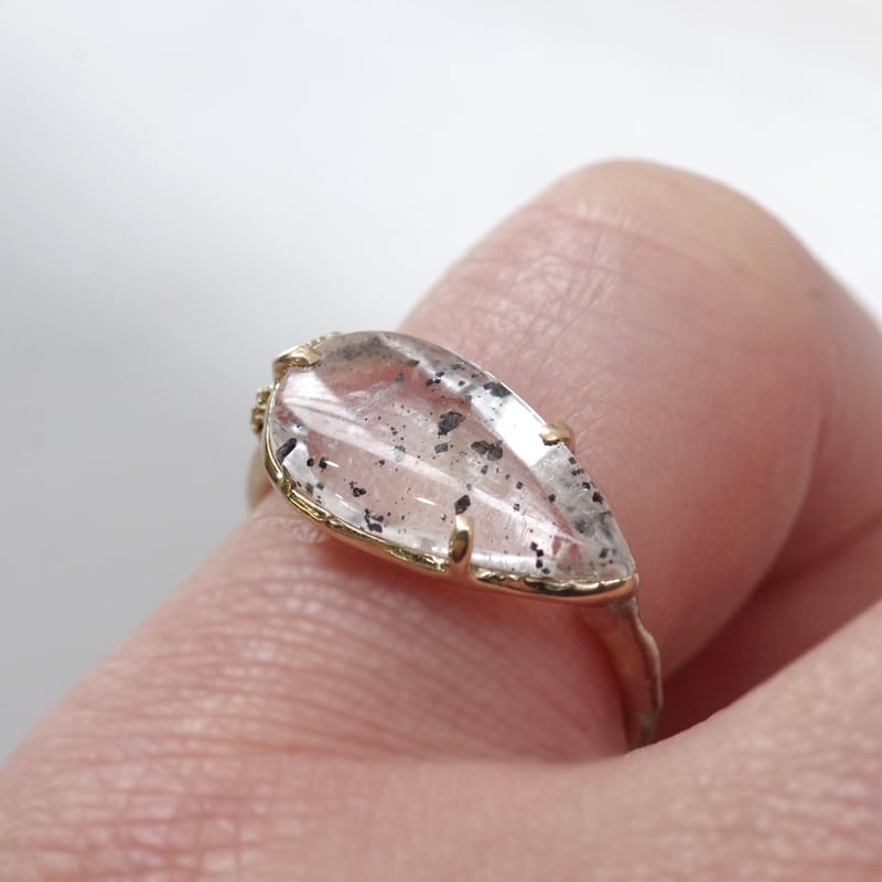 moss ring マグネタイトインクォーツ | Fillyjonk ONLINE STORE