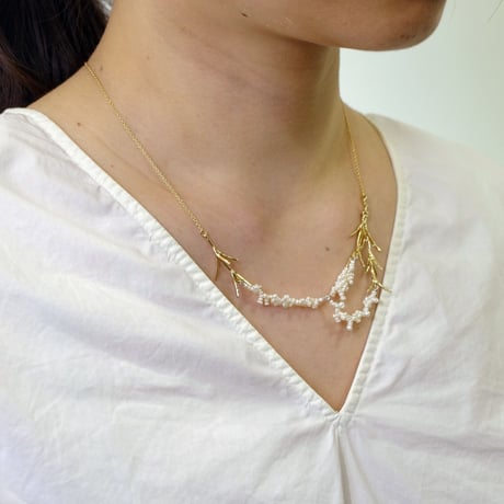 "Rice flower necklace" large