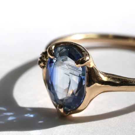 moss ring バイカラーカイヤナイト