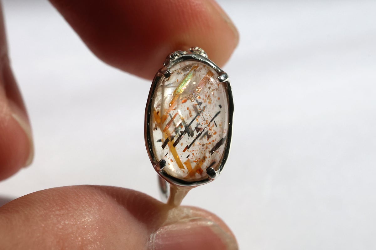 moss ring sv レインボーラティスサンストーン | Fillyjonk ONLINE