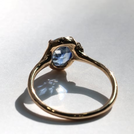 moss ring バイカラーカイヤナイト