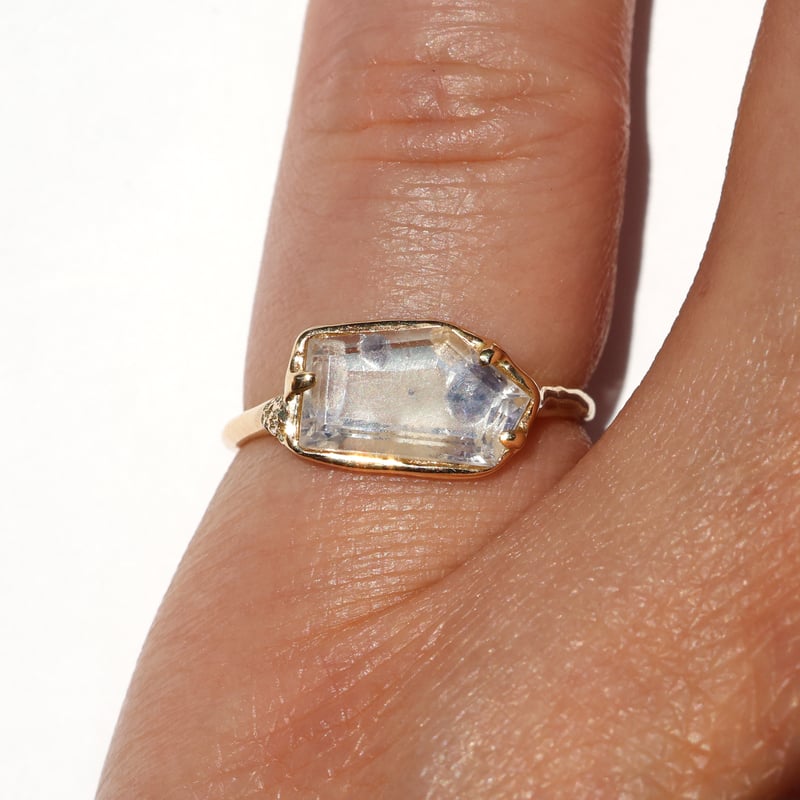 moss ring フローライトインクォーツ | Fillyjonk ONLINE STORE