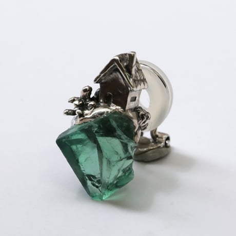 "roca earring sv" ロジャリーフローライト