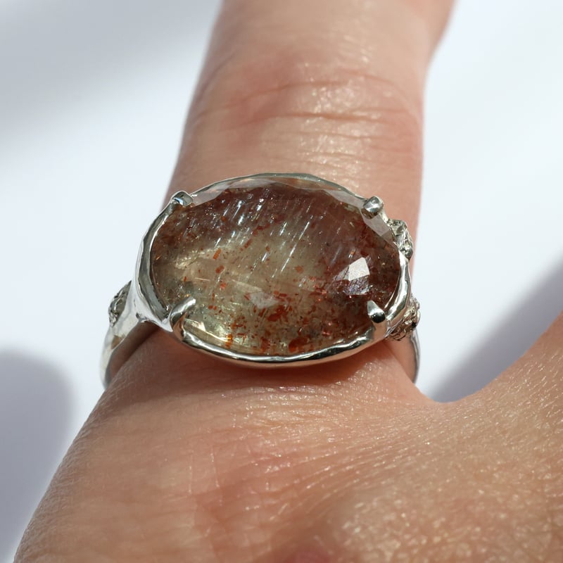 moss ring sv オリゴクレースサンストーン | Fillyjonk ONLINE S