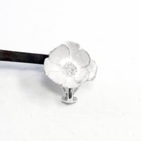 "silver moon earring" 10分咲き