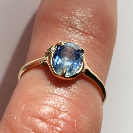 moss ring バイカラーカイヤナイト