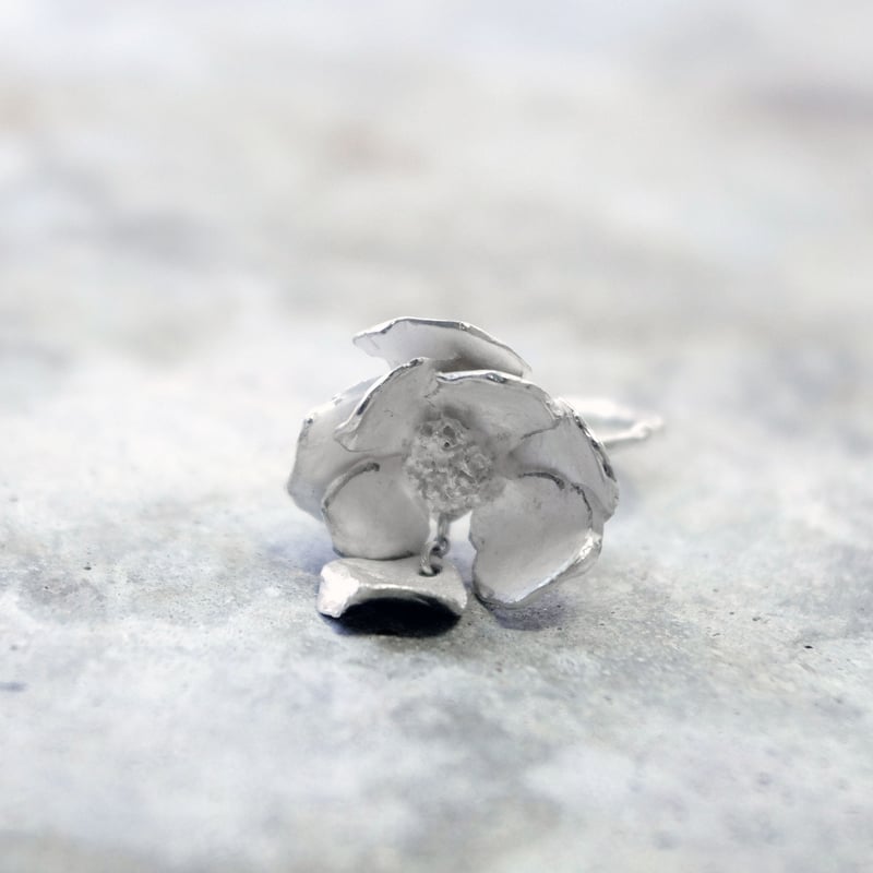 silver moon ring